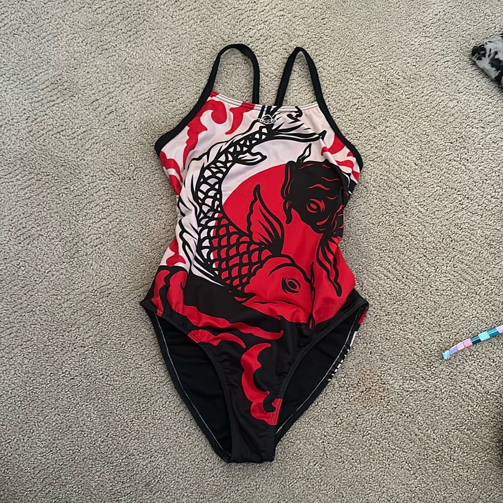 Turbo swim suit koi fish similar to jolyn fixed back